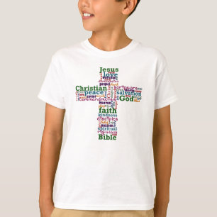 Camiseta Cruz de Arte Religiosa Cristã