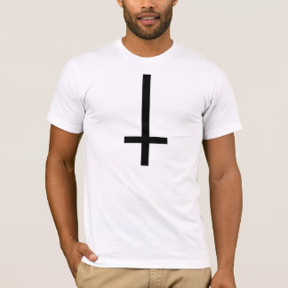 Camiseta Cruz de cabeça para baixo
