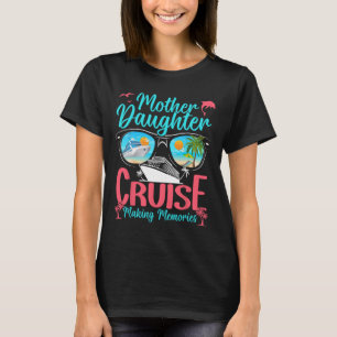 Camiseta Cruz de Férias Mãe e Filha Divertido Mãe e Filha