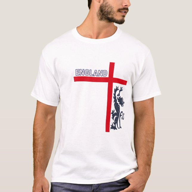 Camiseta Cruz de INGLATERRA george (Frente)
