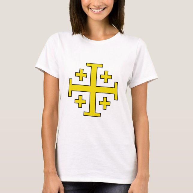 Camiseta Cruz de Jerusalém (Frente)