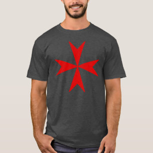 Camiseta Cruz de Malta (vermelho)