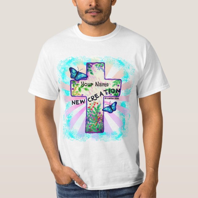 Camiseta Cruz de Nova Criação Cristã (Frente)