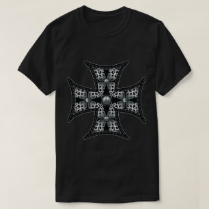 Camiseta Cruz de Silver Maltês