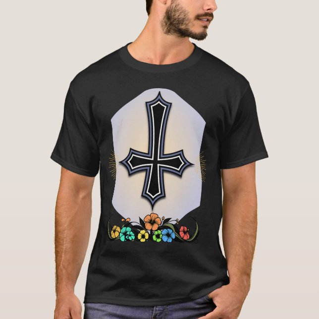 Camiseta Cruz de Volta para Baixo (Frente)