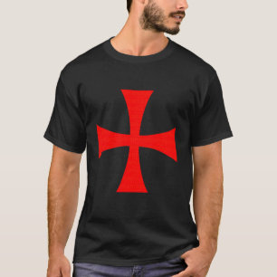 Camiseta Cruz dos Cavaleiros Templários Ordem Católica Cris