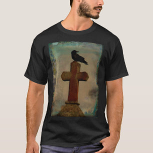 Camiseta Cruz E Coroa Gótica
