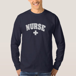 Camiseta Cruz e estetoscópio brancos