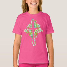 Camiseta Cruz Floral