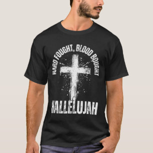Camiseta Cruz Hallelujah Salvo Comprado com Sangue Arduamen
