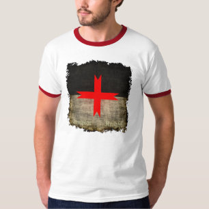 Camiseta Cruz medieval dos cavaleiros Templar