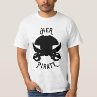 Cruz Negra do Pirata HER Caveira e Espada Branca