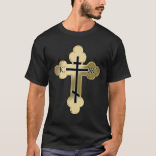 Camiseta Cruz ortodoxa cristã