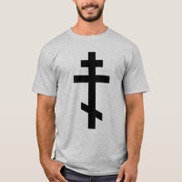 Cruz Ortodoxa da Camisa-T Cristo