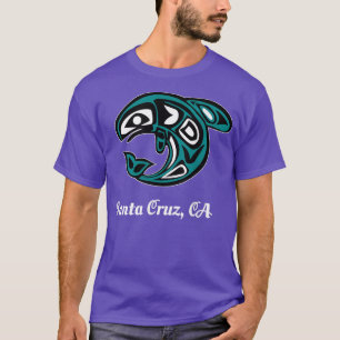 Camiseta Cruz Papai noel CA Nativo Americano Tribal Orca Ki