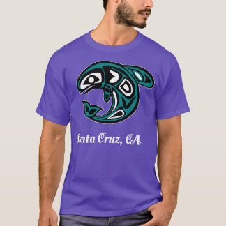 Camiseta Cruz Papai noel CA Nativo Americano Tribal Orca Ki