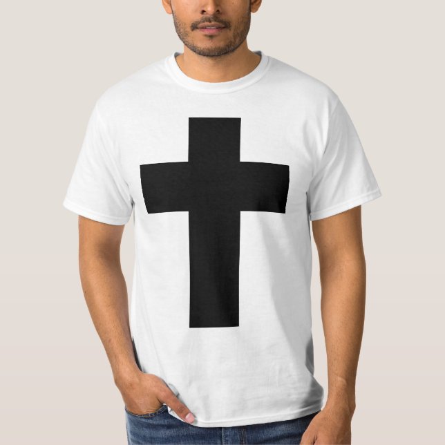 Camiseta Cruz preta (Frente)