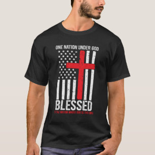 Camiseta Cruz Religiosa Cristã Hoodie Abençoada Americana
