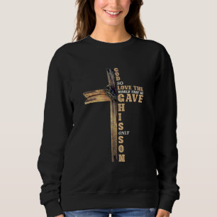 Camiseta Cruz Religiosa João 316 Deus Amava O Mundo Jesus