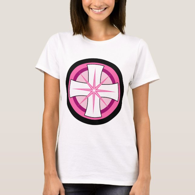 Camiseta Cruz Rosa (Frente)