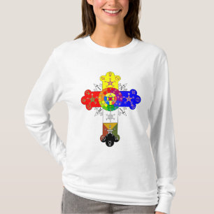 Camiseta Cruz rosado de Freemasonic