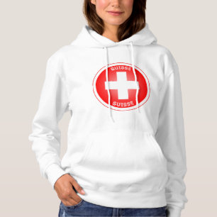Camiseta Cruz Suíça Círculo Suíço Forma