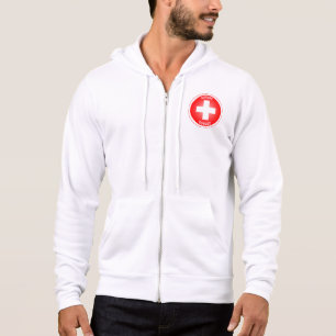 Camiseta Cruz Suíça Círculo Suíço Forma