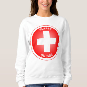 Camiseta Cruz Suíça Círculo Suíço Forma