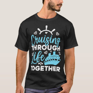 Camiseta Cruzamento Através Da Vida Juntos De Casais, Viage