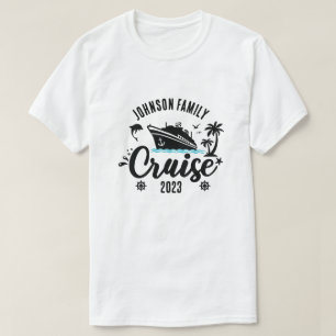 Camiseta Cruzamento da Família de Ano e Nome Personalizado