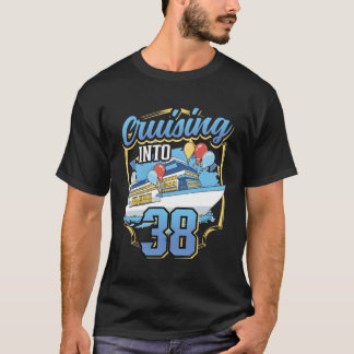 Camiseta Cruzamento De Barcos De Cruzeiro Em 38 Cruzeiros