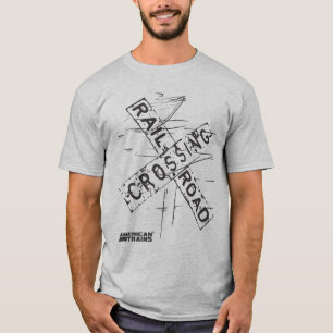 Camiseta CRUZAMENTO de ESTRADA DE FERRO por TRENS