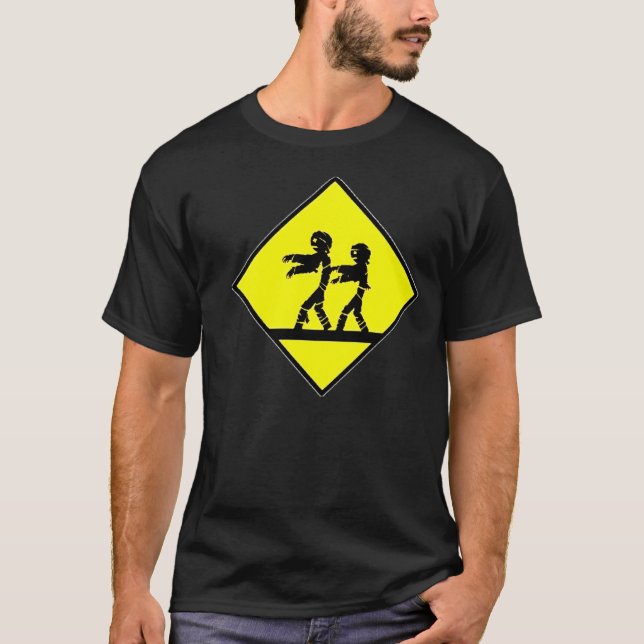 Camiseta Cruzamento do zombi (Frente)
