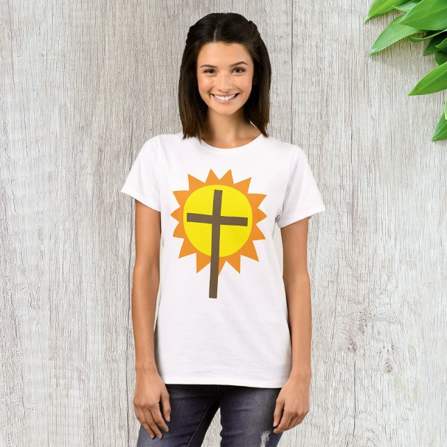 Camiseta Cruzamento E Sol (Criador carregado)