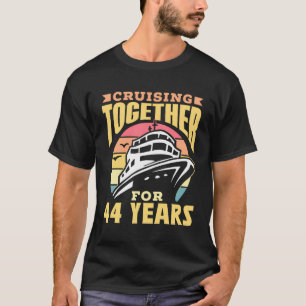 Camiseta Cruzamento Em Conjunto Por 44 Anos Cruise Casada A