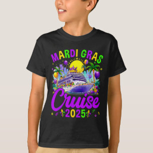 Camiseta Cruzamento Familiar Mardi Gras Carnaval 2025