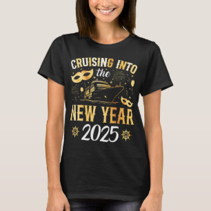 Camiseta Cruzamento no Ano Novo 2025 Mulheres