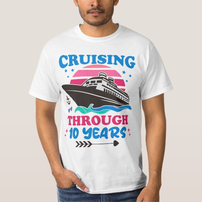 Camiseta Cruzamento Por 10 Anos De Casamento (Frente)