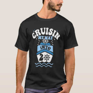 Camiseta Cruzando A Caminho Para 20 Iates-Boat 20t