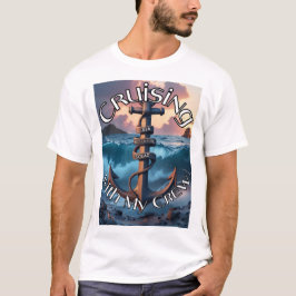 Camiseta "Cruzando com minha tripulação"