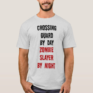 Camiseta Cruzando Guarda Zombie Slayer
