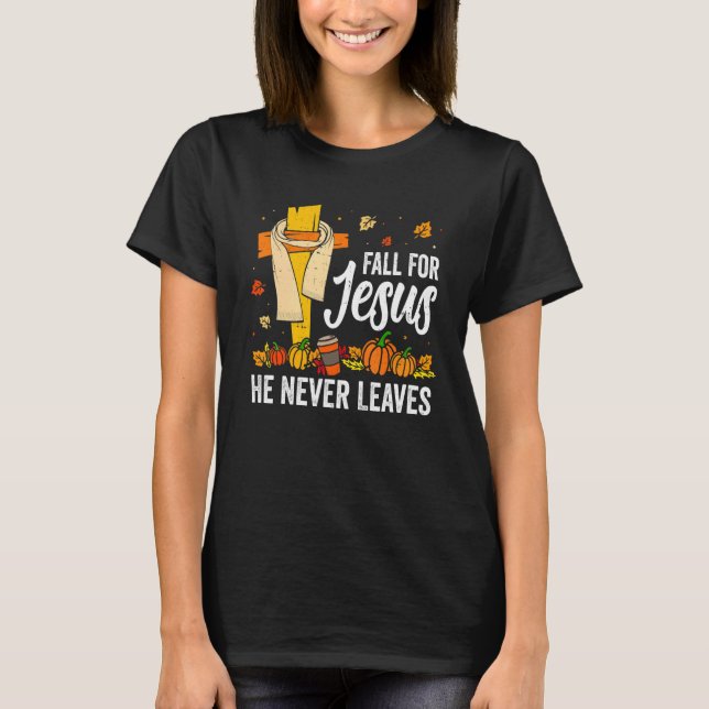 Camiseta Cruzando Jesus Christian Lover Cai Por Jesus Que E (Frente)