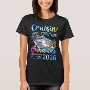 Camiseta Cruzando Juntos Bahamas 2026 Cruzeiro de Grupo Fam