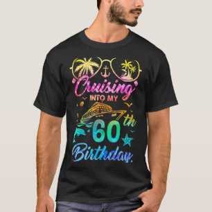 Camiseta Cruzando Na Minha 60ª Festa de aniversário, 60 Ano