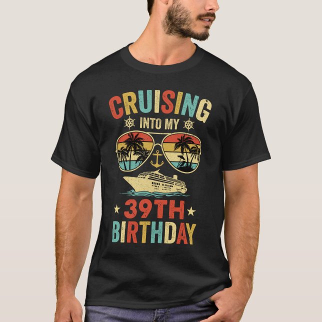 Camiseta Cruzando No 39º Aniversário Da Família Cruise 39 B (Frente)