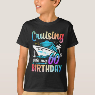 Camiseta Cruzando No Meu 60º Aniversário, 60 Anos