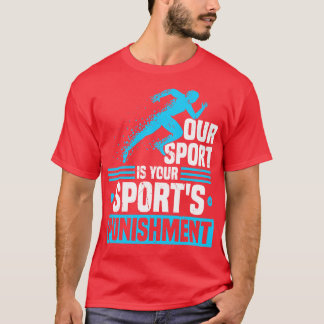 Camiseta Cruzando-País Engraçado Para O Runner XC 1