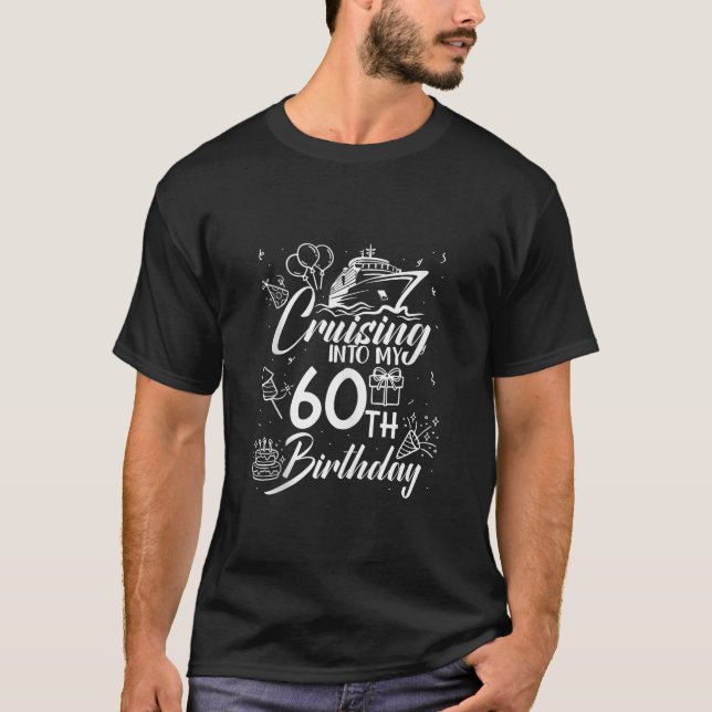 Camiseta Cruzeiro 60º Aniversário A Cruzar Nos Meus 60 Anos (Frente)