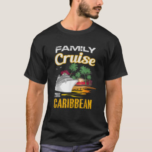 Camiseta Cruzeiro Caribe da Família para Homens Mulheres e
