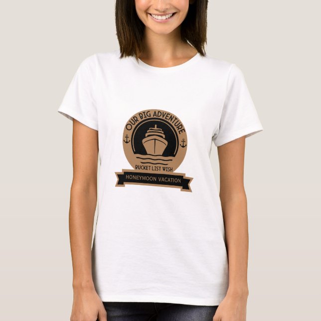 Camiseta Cruzeiro da Lua de Honeymoon (Frente)